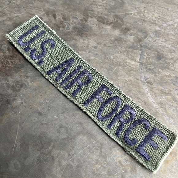 U.S. AIR FORCE embroidered tape patch - Vintage - Picture 5 of 10